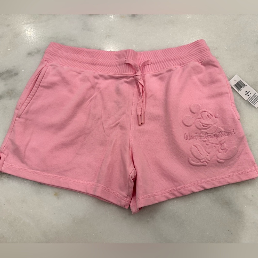 NWT Walt Disney World Pink Athletic Shorts, Size Medium